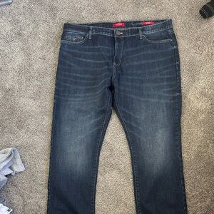 Guess by Marciano Men's Dark Blue Straight Jeans